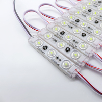 Module LED Etop DC12V 5054 SMD 3 LED blanc chaud IP65 étanche, éclairage super lumineux pour enseignes publicitaires et lettres en relief