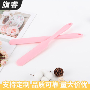 Pink Silicone Cake Spatula Oven Safe Hand Wash Only Baking Mixer Kitchen Utensil - Product Image 3