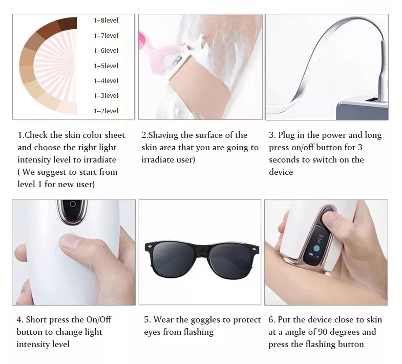 Portable Home Use fashion IPl laser hair removal ipl machine cleaning facial with led light therapy