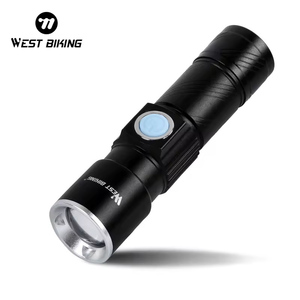 Luz Delantera Ajustable para Bicicleta, Enfoque de 350 Lúmenes, Luz para Bicicleta Impermeable, Recargable por USB, Luz LED para Bicicleta - Product Image 1