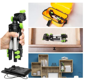 <span class=keywords><strong>Huepar</strong></span> TPD05 Trépied réglable portable en aluminium pour caméra de niveau laser 1/4 "-20 Mini trépied de niveau à vis - Product Image 5