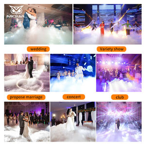 Nuovo Modello Mini Macchina del Fumo Basso da 1500W <span class=keywords><strong>in</strong></span> Plastica con Effetto Nebbia Digitale DMX a Base d'Acqua per Halloween Feste Private Matrimoni - Product Image 4