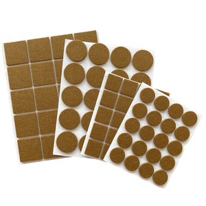 Tự dính chống trầy xước và chống trượt vuông cảm thấy đồ nội thất pad để bảo vệ sàn Bàn và ghế miếng đệm chân, cảm thấy miếng đệm chân - Product Image 4