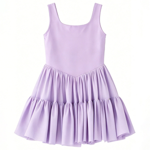 RD Nuovo Design Estivo: Abito da Tennis in Nylon per <span class=keywords><strong>Mamma</strong></span> e Figlia, <span class=keywords><strong>Abbigliamento</strong></span> per Bambine Personalizzato, Casual, Yoga, in Nylon Elastico e Rete - Product Image 5
