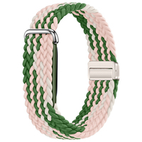 Bandjoy – Bracelets de montre personnalisés en nylon tressé conique avec fermoir magnétique, remplaçables pour Google Fitbit Air