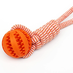 Juguete de Pelota para Limpieza Dental de Mascotas con Cuerda, Pelotas de Goma con Orificios para Perros Pequeños y Grandes, Juguetes Resistentes a Mordidas para Cachorros - Product Image 6