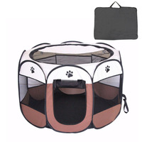 Portable Pliant Pet Tente Octogonale Cage Pour Chat Tente Parc Chiot Chenil Opération Facile Clôture En Plein Air Grands Chiens Maison