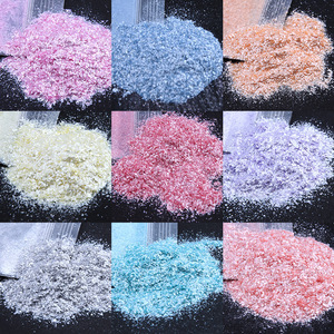Polvo de mica de colores para resina epoxi, accesorios de joyería DIY, polvo de perlas brillantes de tamaño mediano - Product Image 2