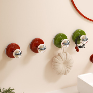 Imega Suction Cup Hook Wall Mounted Strong Load Bearing Adhesive Hook For Kitchen Bathroom Modern Style Easy Installation - Product Image 2