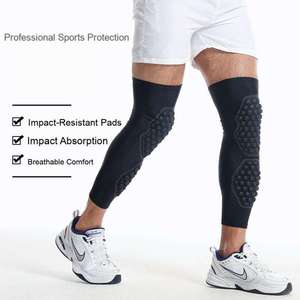 <span class=keywords><strong>Manchon</strong></span> de jambe rembourré avec rembourrage en nid d'abeille pour le cyclisme et le <span class=keywords><strong>VTT</strong></span> - Product Image 2