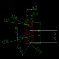 Support de moteur en alliage d'aluminium M3 durable de 12 mm pour quadricoptère et drone agricole, support de cadre FPV multi-axes