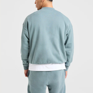 Sudaderas Personalizadas al por Mayor de Alta Calidad para Hombre, Sudaderas de Felpa con Logotipo en Relieve, Corte Holgado, Ecológicas - Product Image 6