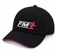 Casquette de baseball OME personnalisée brodée en sergé de coton 6 panneaux, motif léopard, passepoil contrastant, réglable, pour sports de plein air, unisexe