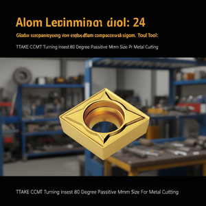 เม็ดมีดกลึง TTAKE CCMT ขนาด 80 องศาบวก สำหรับงานตัดโลหะ - Product Image 3