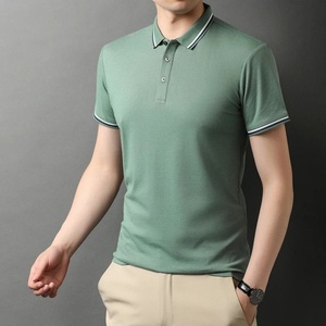 Camisetas Polo de Diseñador Bordadas Personalizadas 100% Algodón, Elegantes Camisetas Polo para Hombre en Tallas Grandes - Product Image 2