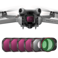 STARTRC Lot de 6 filtres ND réglables CPL UV ND8 ND16 ND32 ND64 pour objectif de caméra pour DJI Mini 4 Pro Drone Accessoires