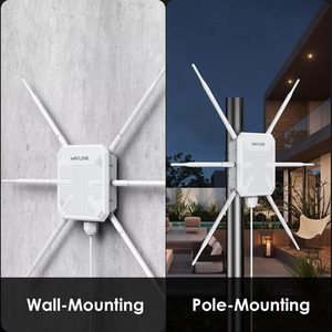 Répéteur <span class=keywords><strong>WiFi</strong></span> bi-bande longue portée AX3000 pour extérieur, antennes 8dBi, QoS industriel, <span class=keywords><strong>PoE</strong></span>, IP67, résistant aux intempéries, fonction modem, 500-1000m² - Product Image 6