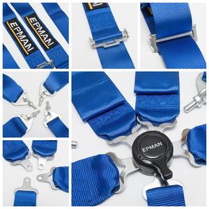 Arnés de Seguridad de Carreras Universal ADDCO EPMAN Jdm de 3 Pulgadas y <span class=keywords><strong>6</strong></span> <span class=keywords><strong>Puntos</strong></span>, Correas de Nailon, Estilo de Bloqueo de Leva, Cinturón de Seguridad EPM-07CAM6 - Product Image 5