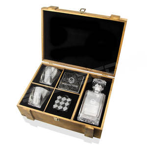 Artículos Populares, el <span class=keywords><strong>Mejor</strong></span> Regalo para el Día de Navidad, Juego de Decantador de <span class=keywords><strong>Whisky</strong></span> de Granito Ecológico y Piedras Enfriadoras de Vidrio para Hombre - Product Image 1