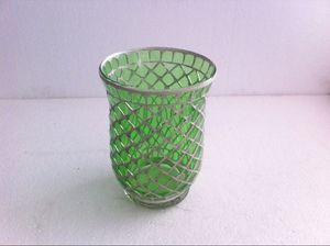 थोक कारखाने बड़े मोज़ेक तूफान मोमबत्ती धारक सेवानिवृत्त Partylite चाय लाइट ग्लास - Product Image 3