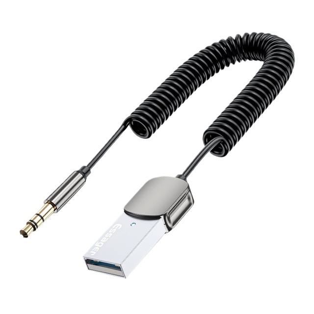 Bluetooth Audio Receiver Dongle for Car Receiver Bt Transmit Usb to 3.5mm Jack Car Audio Aux Bluetooth 5.0 Handsfree Ki
