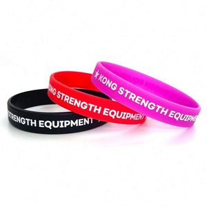 Bracelets en caoutchouc avec logo personnalisé, bracelets promotionnels, bracelet en silicone personnalisé - Product Image 3