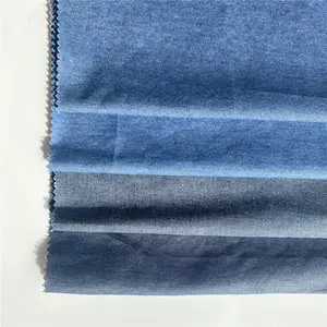 Großhandel Lieferanten Jean Stoff rolle 100% Baumwolle Indigo Denim Bio-Stoff für Hemden