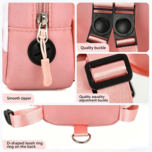 Fashion Cute Dog Self <b>Backpack</b> Lightweight Portable Pet Snack Bag - Product Image 5