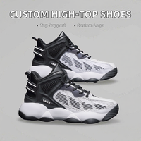Chaussures de sport montantes personnalisables avec logo de marque pour hommes, baskets de basketball professionnelles grandes tailles US 13 14 EU Printemps Hiver