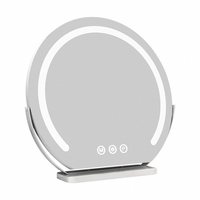 Miroir intelligent moderne à DEL Miroir mural en verre miniature pour salle de bain Prix d'usine Personnalisation directe Fabricant