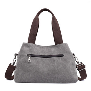 Fashion <b>Multi</b> <b>Compartment</b> Tote Purse <b>Bags</b> Shoulder <b>Bag</b> Vintage Canvas Crossbody <b>Bag</b> Hobo Handbags for Women - Product Image 2