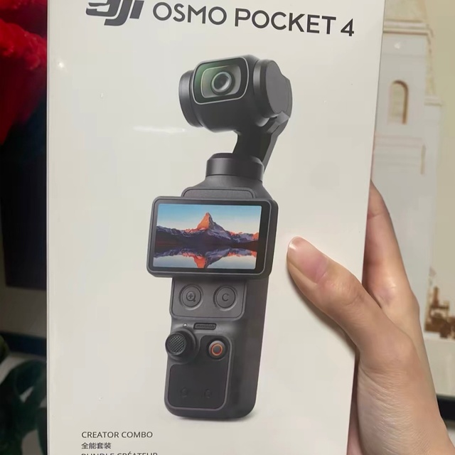 Hot Sell DIJ Osmo Pocket 4 Creator Combo Gimbal Camera Handheld 4K Travel Vlogging & Video Shooting CMOS Imaging Sensor