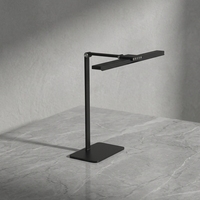 Lampe de table LED pliable et à intensité variable, esthétique nordique moderne, éclairage flexible, idéale pour l'étude, la lecture et la décoration de chambre