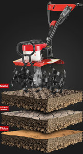 Nhỏ đa chức năng micro-tu Xăng đất mở mương cày Mở Đất mở máy đa mục đích - Product Image 3