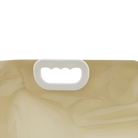 Conteneur d'eau pliable de 1L et 5L en PA/NY transparent, imprimé en héliogravure, résistant à l'humidité, avec bec verseur pour usage extérieur