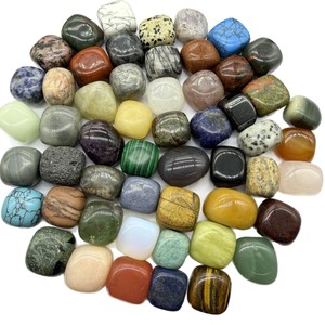 Cristal chul con partículas grandes pulidas, piedra rodada rosa, ojo <span class=keywords><strong>de</strong></span> tigre púrpura, <span class=keywords><strong>jade</strong></span> dongling, decoración difusa - Product Image 5
