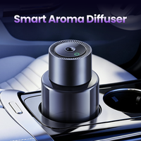 Diffuseur de parfum intelligent pour voiture de luxe, vaporisateur automatique de parfum liquide en verre, diffuseur d'aromathérapie pour voiture, flacon de parfum