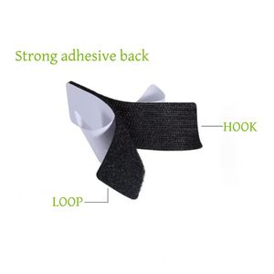 Bande auto-agrippante en nylon de 2 cm, très résistante, avec dos adhésif, en rouleau, longueur et largeur personnalisables, à découper - Product Image 3