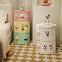 Table de chevet moderne de style nordique, armoire de rangement pour chambre d'enfant, appartement, salon, hôtel, écologique, 2 tiroirs, PP