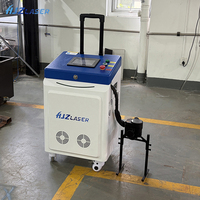 Präzise Luftgekühlte 300W Gepulste Faserlaser-Reinigungsmaschine zur Rostentfernung auf Stahlteilen von Kraftfahrzeugen