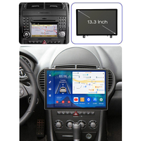 Radio de Coche Android de 13.3 Pulgadas y 2 Din con DSP, Mirror Link, 1 Año de Garantía, para Mercedes Benz Clase SLK R171 2004-2011, GPS, CarPlay