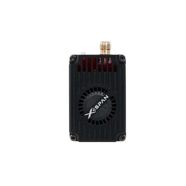 XSPAN 5W 3.1G-3.8G VTX 5000mW High Power Analog Video Transmitter Built-in Cooling Fan for RC FPV Drone