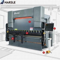 Presse plieuse hydraulique CNC automatique HARSLE nouvelle génération avec contrôleur DA69S pour le traitement de la tôle