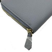 AL949 kulit ramping Logo kustom tempat kartu kredit desainer dompet bermerek terkenal terinspirasi wanita dompet merek mewah pengait katun