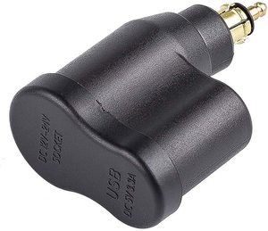 Din Hella Cắm Vào Kép USB Charger 3.1A 12V Thuốc Lá Nhẹ Hơn Ổ Cắm Cho BMW Xe Máy Điện Thoại iPhone GPS SatNav - Product Image 4