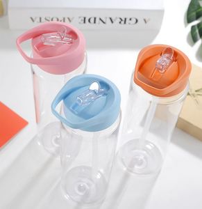 Customized LOGO Creative Sports Water Bottle Outdoor Sports Water Bottle Portable Straw Cup - Product Image 3