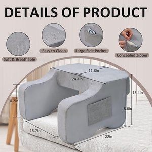 Almohada <span class=keywords><strong>de</strong></span> lectura con reposabrazos <span class=keywords><strong>de</strong></span> espuma viscoelástica para adultos, lectura, trabajo, ganchillo y juego, interruptor <span class=keywords><strong>de</strong></span> cubierta <span class=keywords><strong>de</strong></span> vapor o sentado en el sofá <span class=keywords><strong>de</strong></span> la cama - Product Image 5