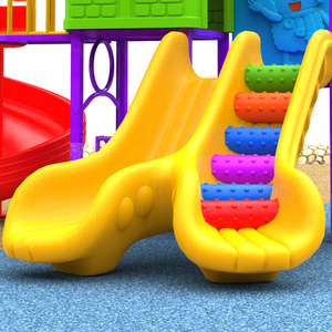 Thương Mại Nhựa Ngoài Trời Trẻ Em Sân Chơi Trượt Để Bán - Product Image 3