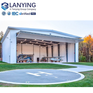 مبنى من الفولاذ الثقيل الآمن الجاهز ، بناء بوابة المطار ، مستودع حظيرة الطائرات الخاصة - Product Image 2