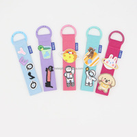 Kleine Konijnenhart Koreaanse Bulk Designer DIY Mini strijkbare patches voor sleutelhangerband, naamplaatje, ID-kaarthouder